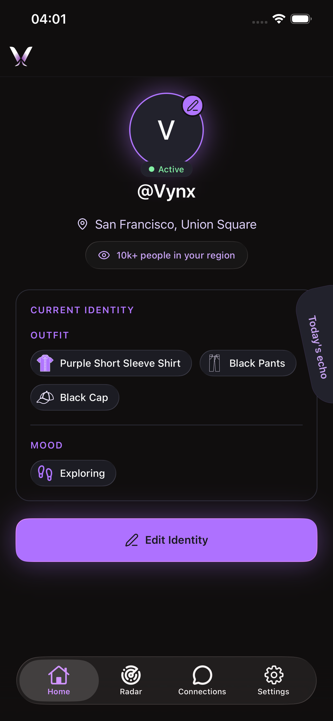 Vynx identity editor